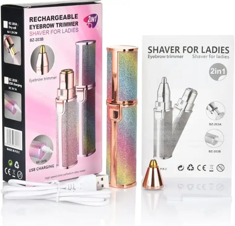 2-in-1 Rechargeable Ladies Trimmer