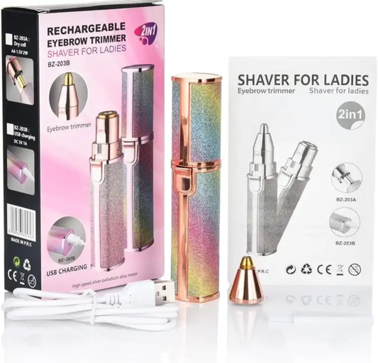 2-in-1 Rechargeable Ladies Trimmer