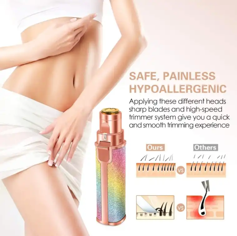 2-in-1 Rechargeable Ladies Trimmer