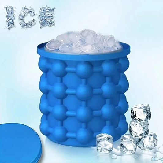 Ice Cube Maker Bottle – 2-in-1 Ice Tray with Lid