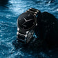 Luxury Matte Black Men's Watch – Sleek Minimalist Design