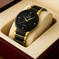 Luxury Matte Black Couple Watches - Perfect Gift for Pairs